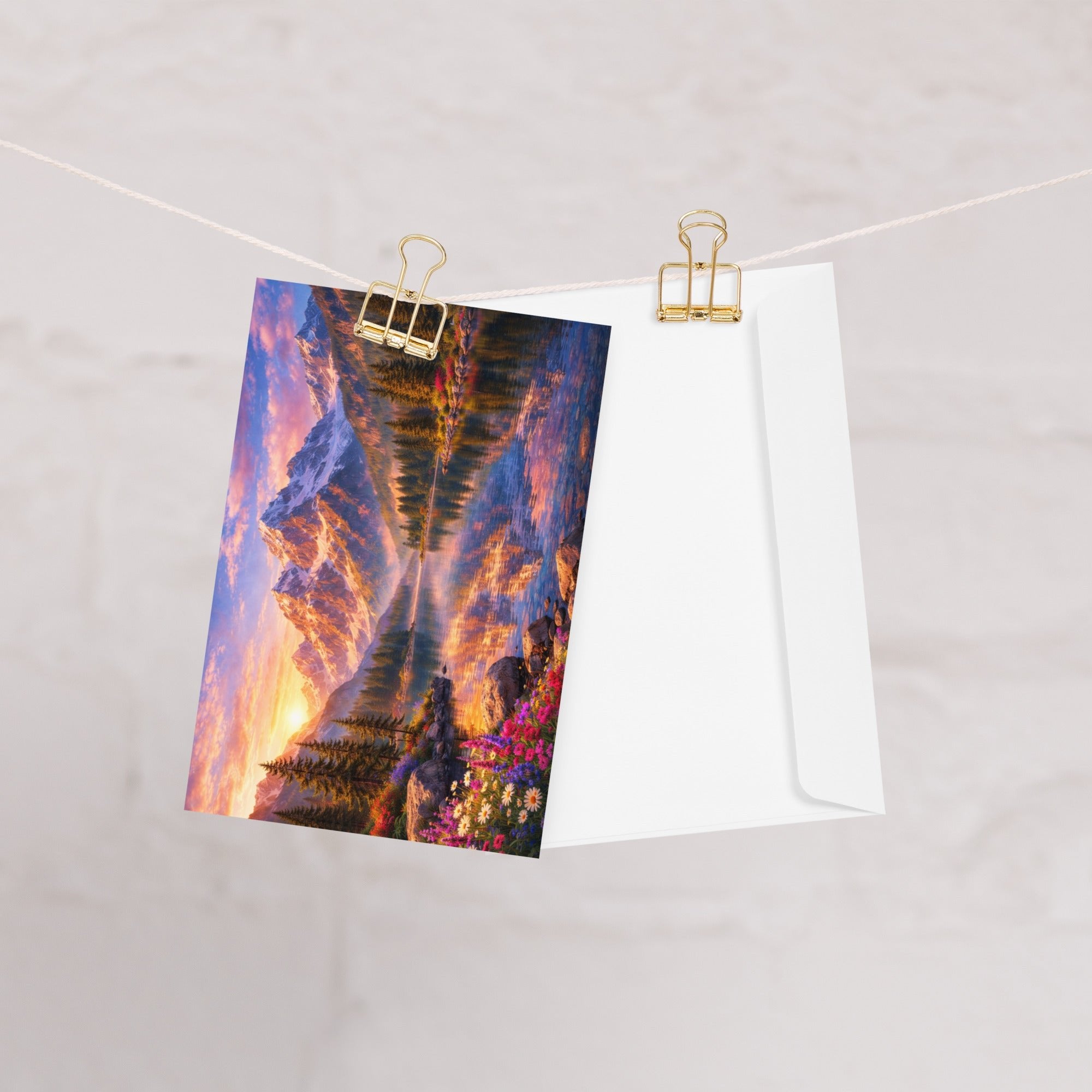 Mountain Stream — Blank Greeting Card | CC Signature Collection - The Cozy Corner