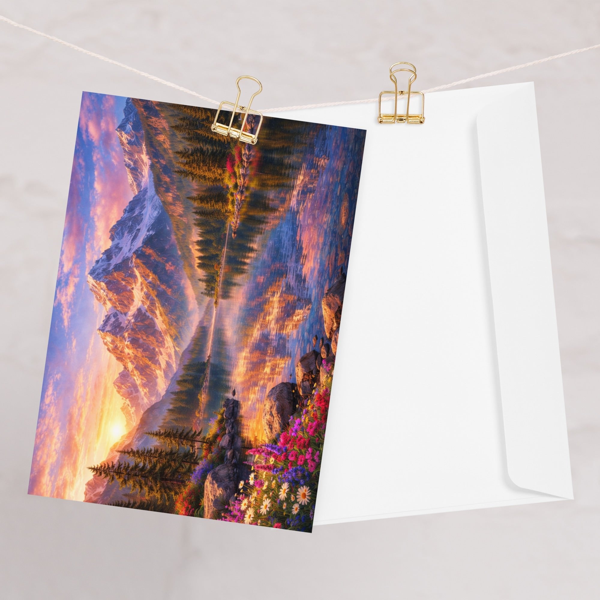 Mountain Stream — Blank Greeting Card | CC Signature Collection - The Cozy Corner