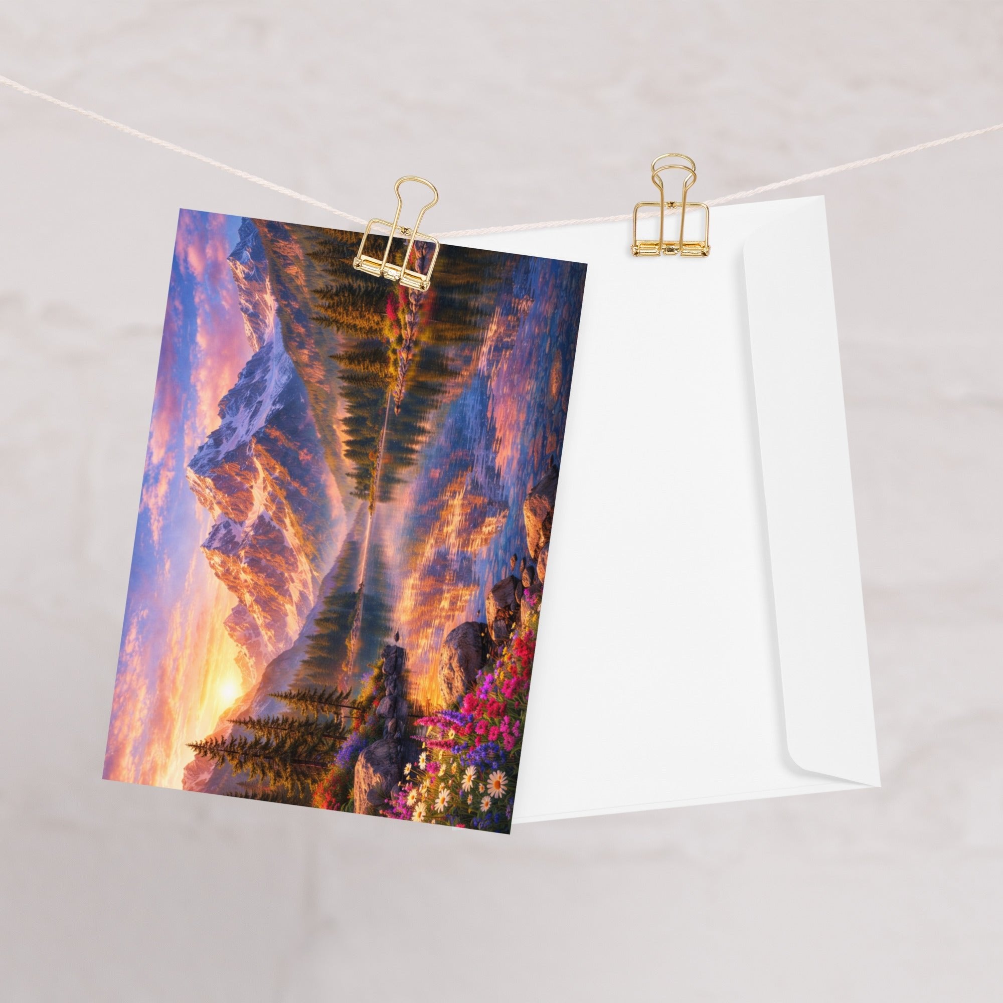 Mountain Stream — Blank Greeting Card | CC Signature Collection - The Cozy Corner