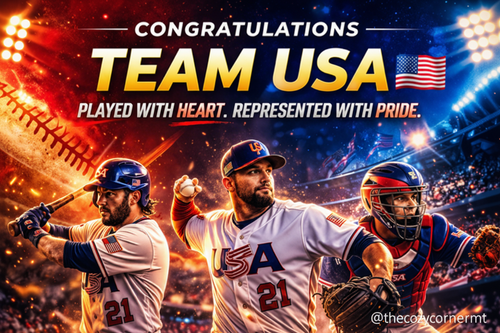 Congratulations Team USA - Played With Heart E - Card - The Cozy Corner