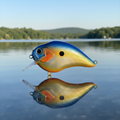 Bluewater Gold Crankbait on lake background