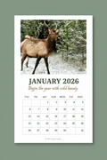 2026 Nature & Wildlife Calendar Printables - 12 Month Collection - The Cozy Corner