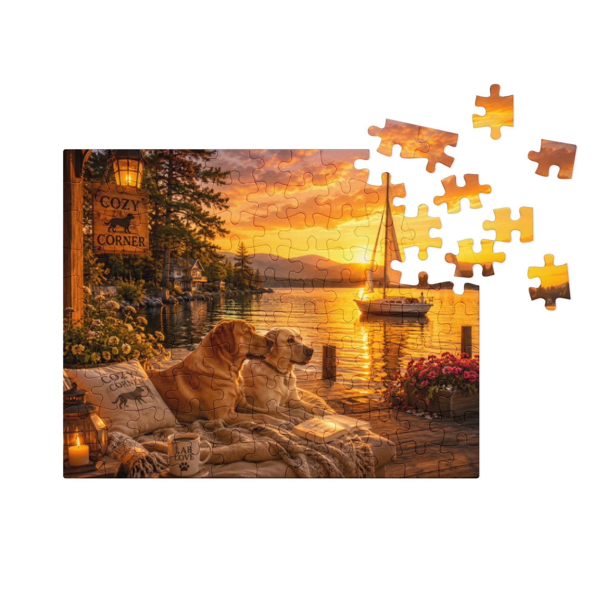 Lake Life - Puzzle with Tin - The Cozy Corner