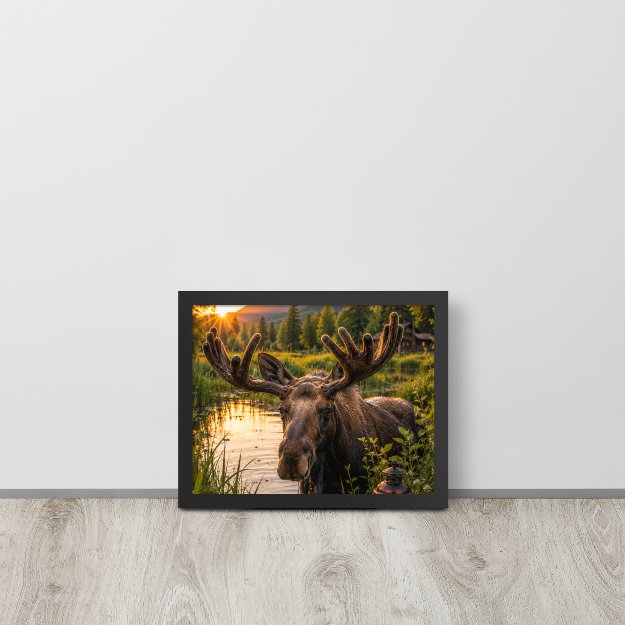 Majestic Moose — Framed Poster - The Cozy Corner