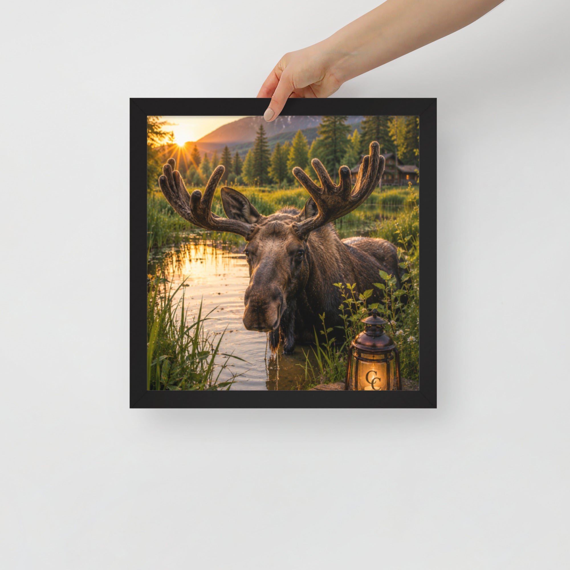 Majestic Moose — Framed Poster - The Cozy Corner