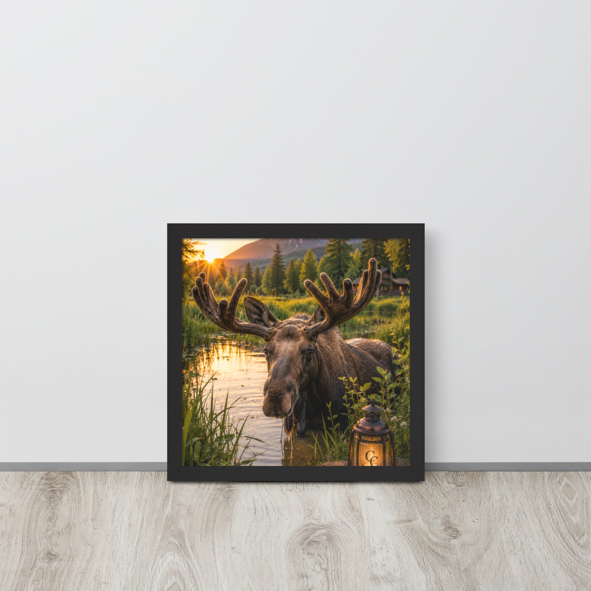 Majestic Moose — Framed Poster - The Cozy Corner