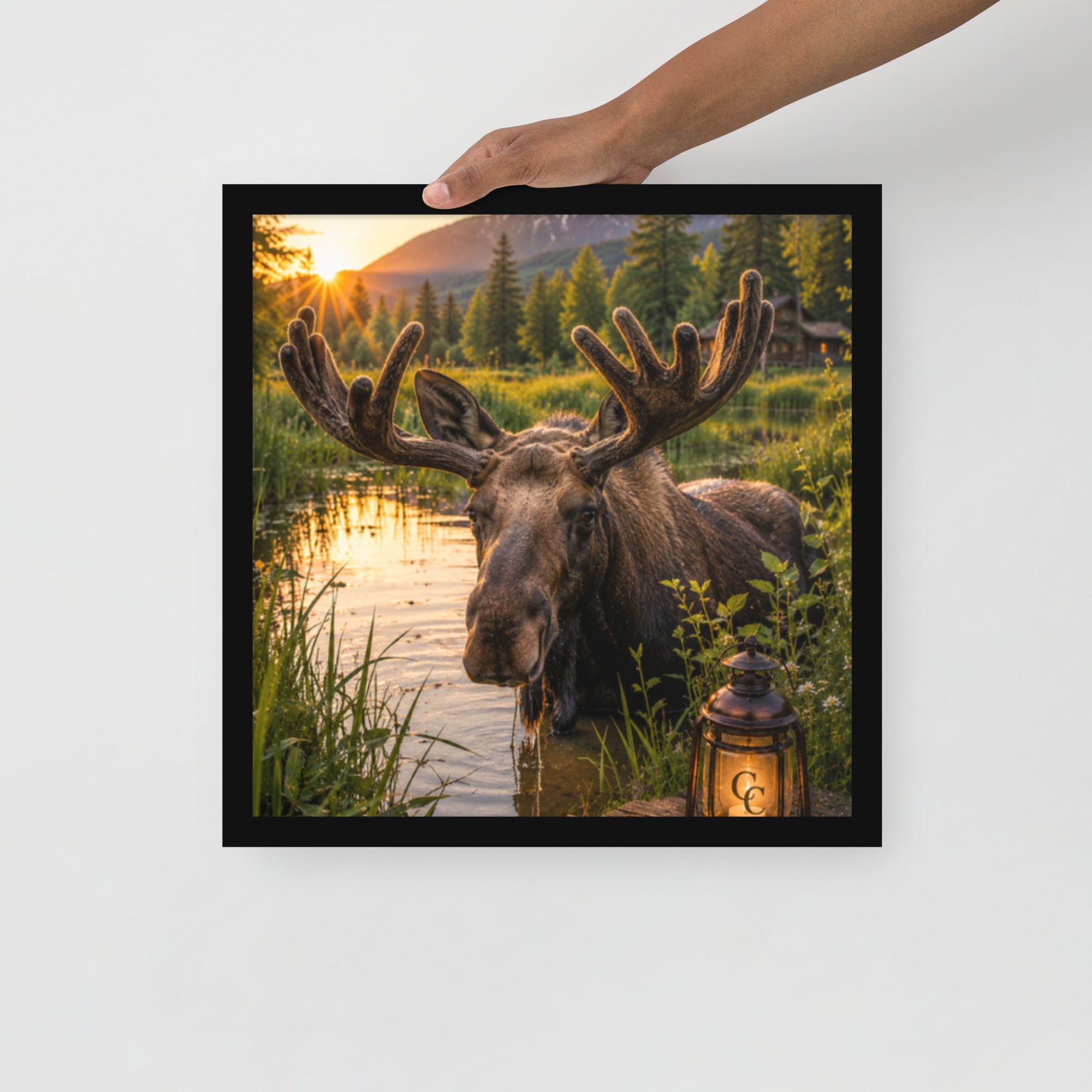 Majestic Moose — Framed Poster - The Cozy Corner