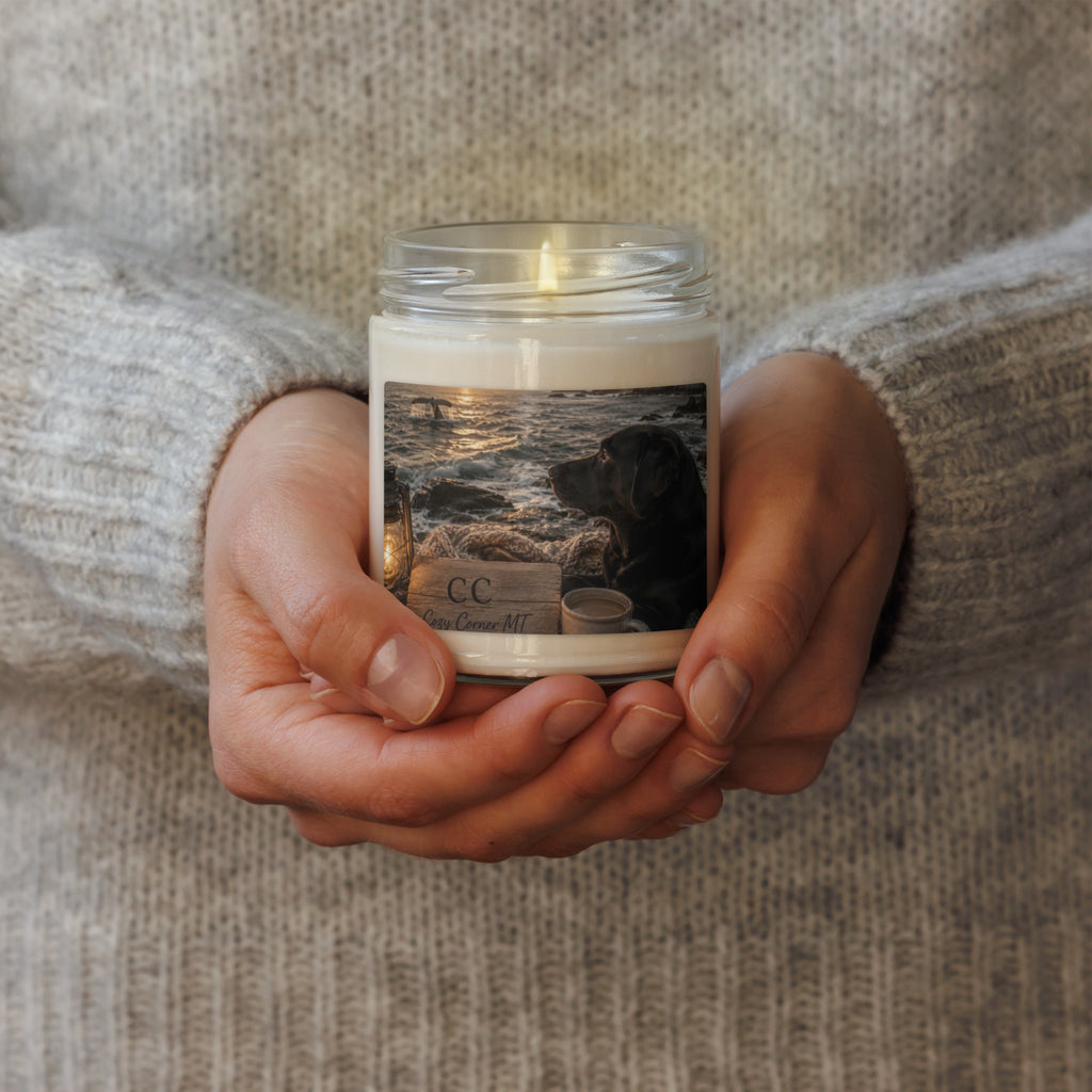 Black Lab Coastal Sunset — Candle - The Cozy Corner