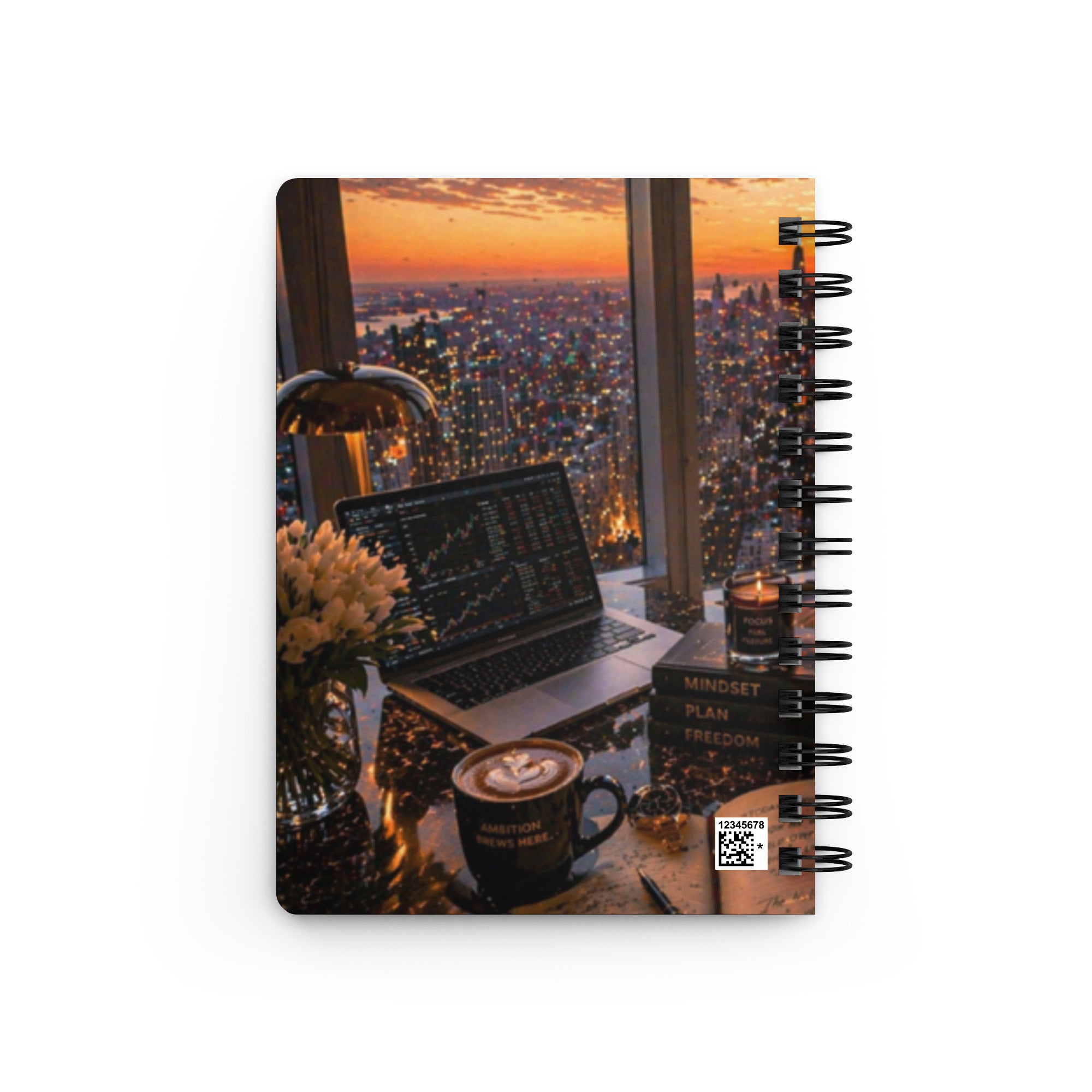 City Mornings — Spiral Bound Journal | CC Signature Collection - The Cozy Corner