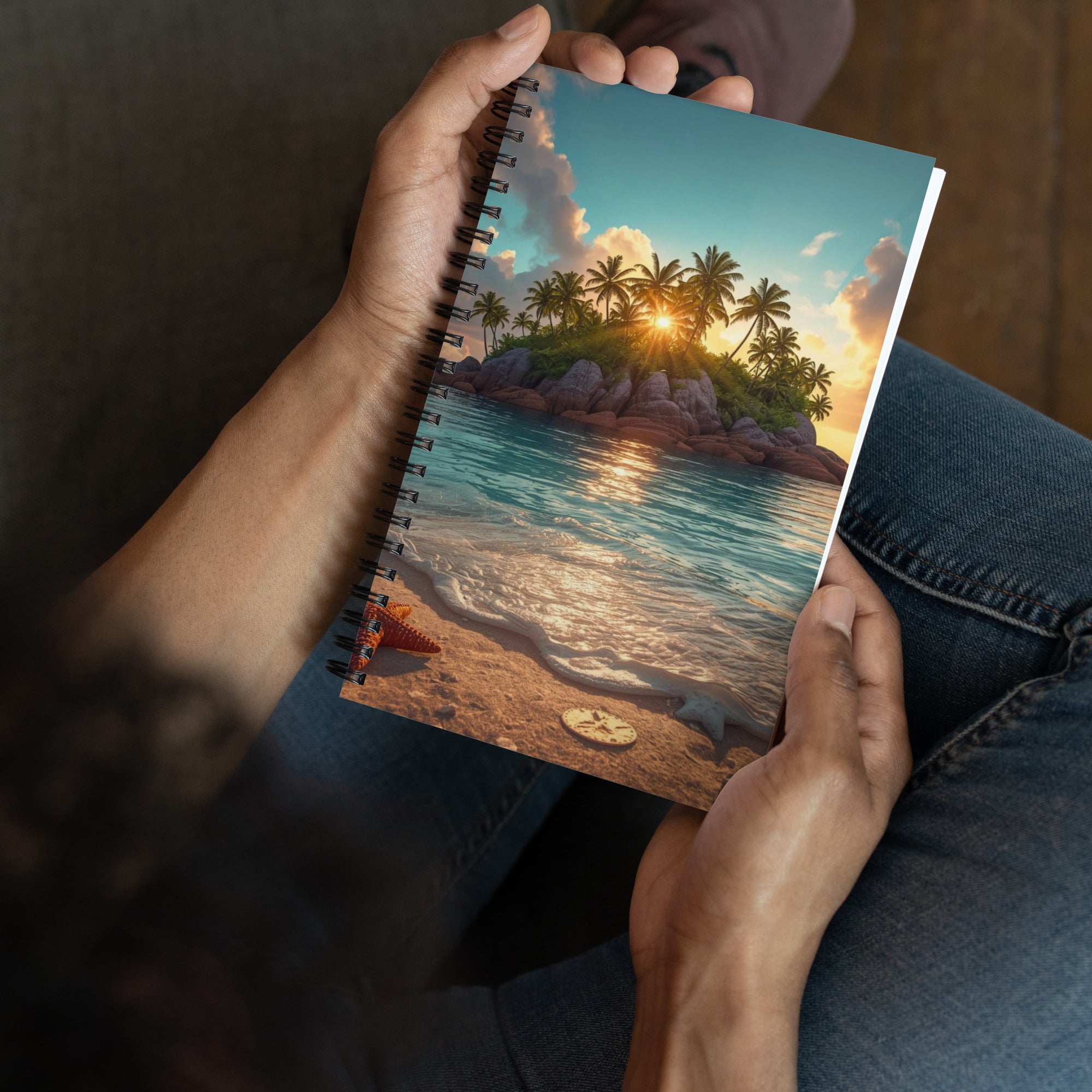 Starfish Island — Spiral Notebook | CC Signature Collection - The Cozy Corner