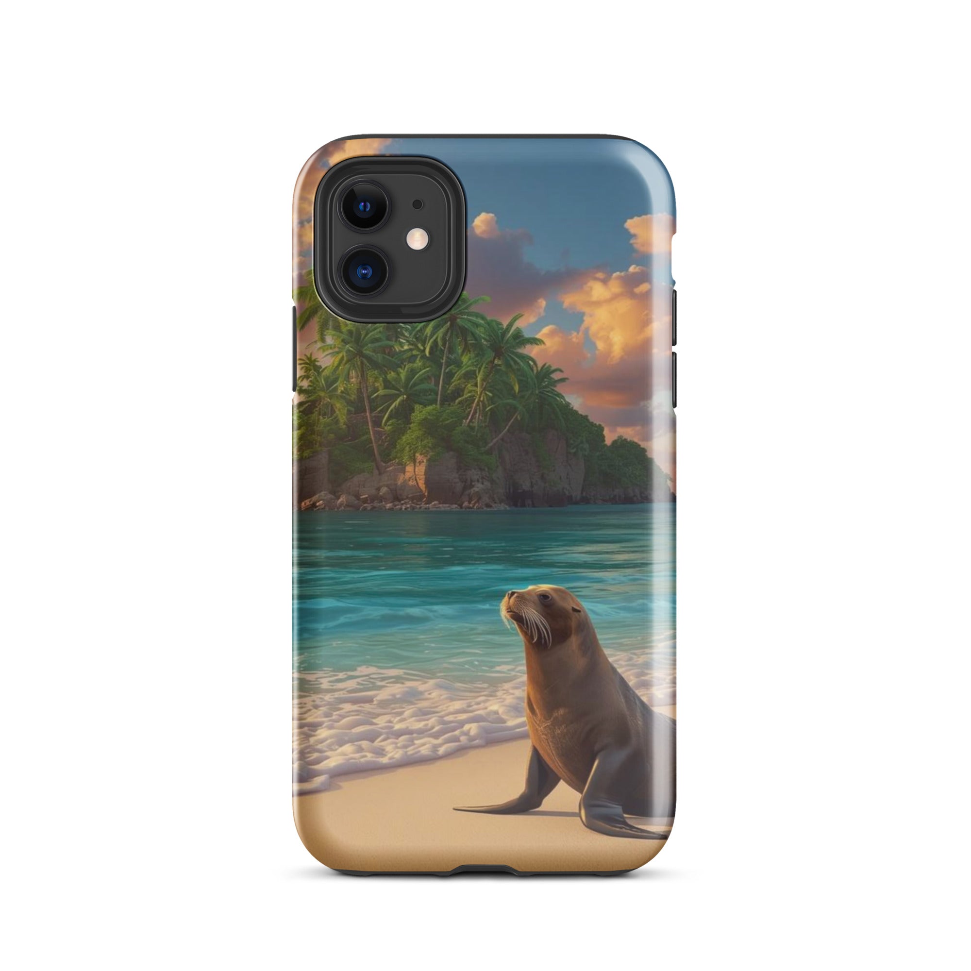 Seal on the Shore | Premium iPhone Case - The Cozy Corner - The Cozy Corner