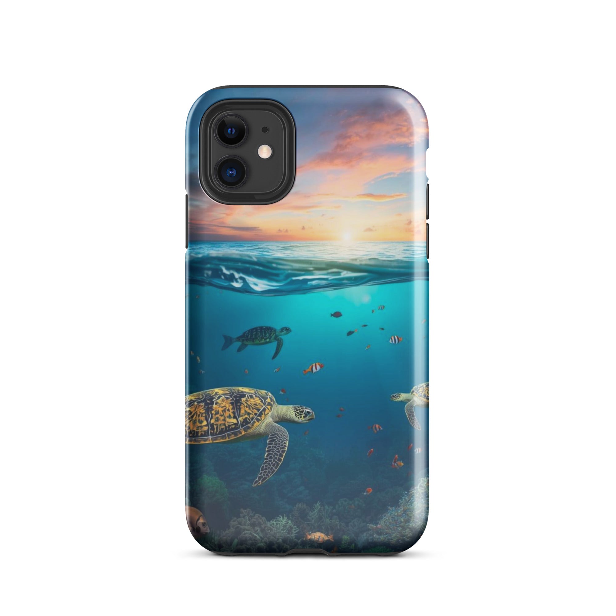 Turtle Coral Reef | Premium iPhone Case - The Cozy Corner - The Cozy Corner