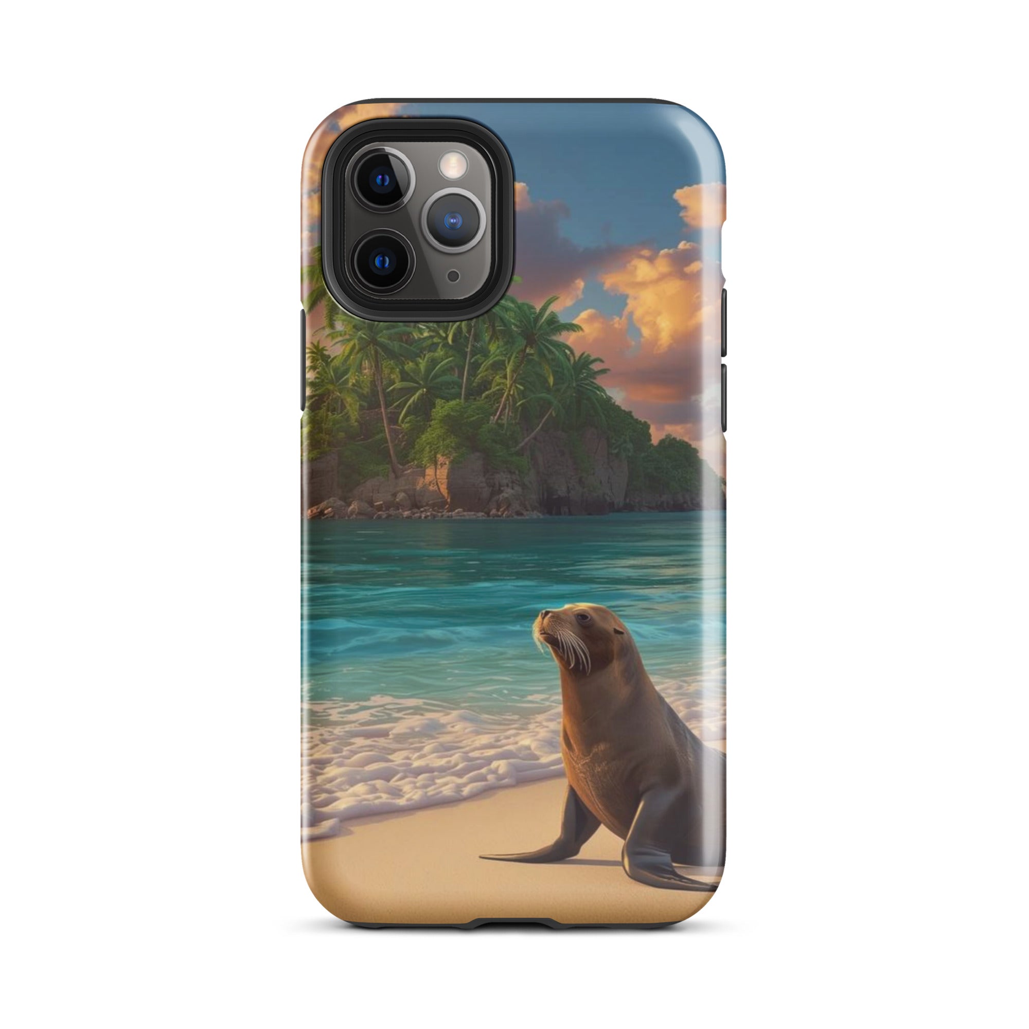 Seal on the Shore | Premium iPhone Case - The Cozy Corner - The Cozy Corner