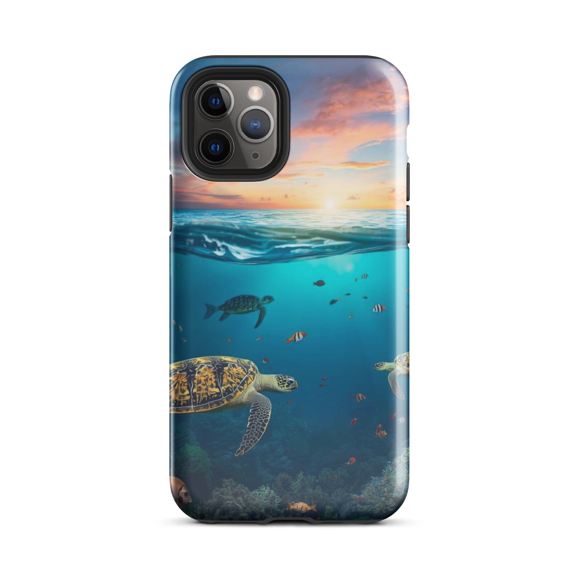 Turtle Coral Reef | Premium iPhone Case - The Cozy Corner - The Cozy Corner