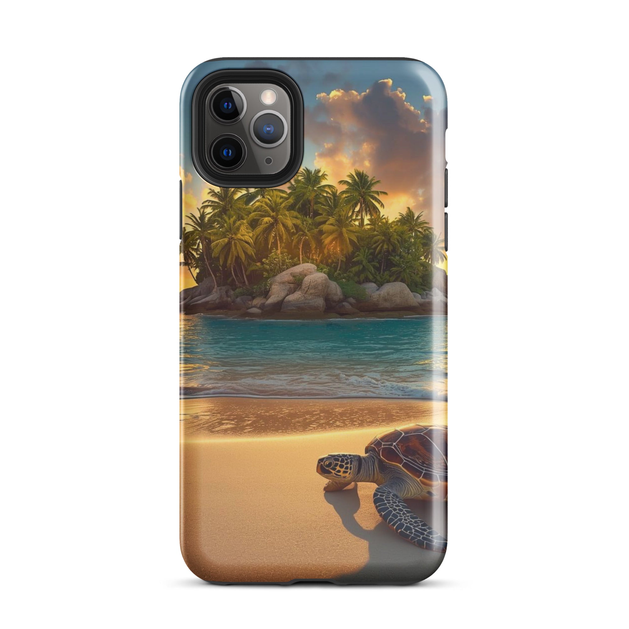 Turtle Beach Island | Premium iPhone Case - The Cozy Corner - The Cozy Corner
