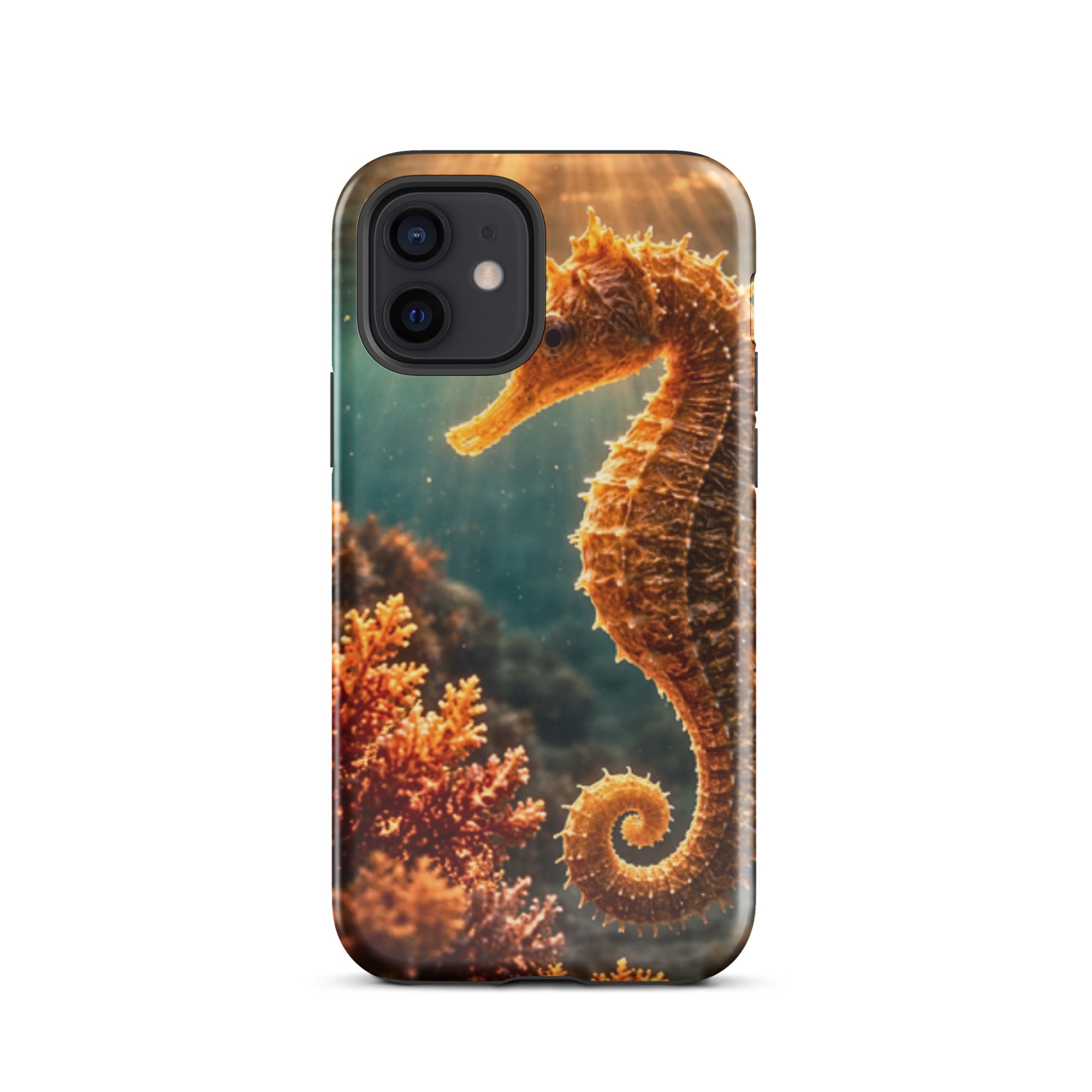 Golden Seahorse — Tough iPhone Case | CC Signature Cases - The Cozy Corner