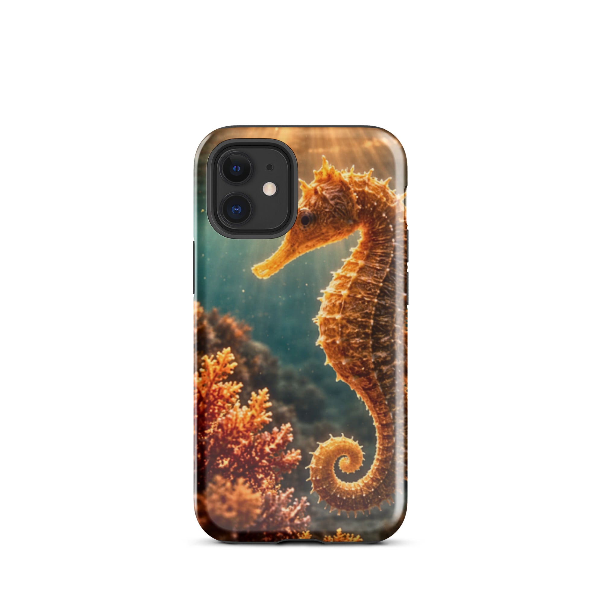 Golden Seahorse — Tough iPhone Case | CC Signature Cases - The Cozy Corner