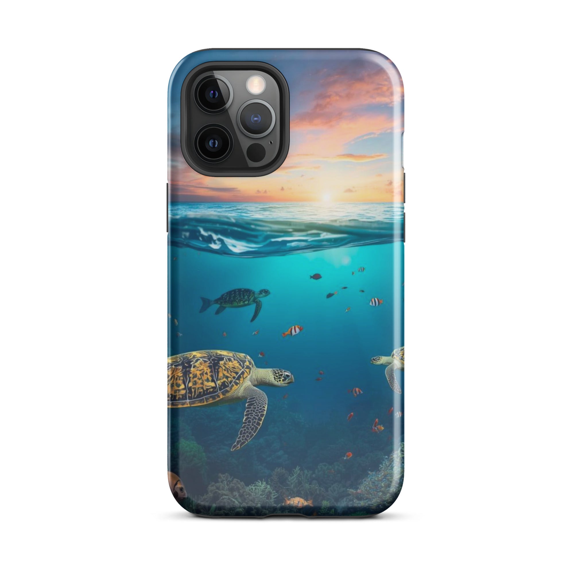 Turtle Coral Reef | Premium iPhone Case - The Cozy Corner - The Cozy Corner