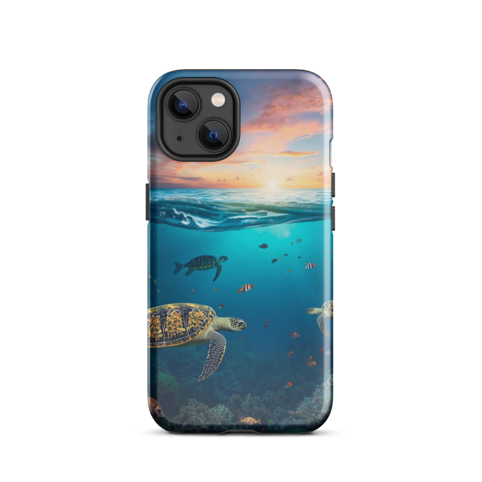 Turtle Coral Reef | Premium iPhone Case - The Cozy Corner - The Cozy Corner