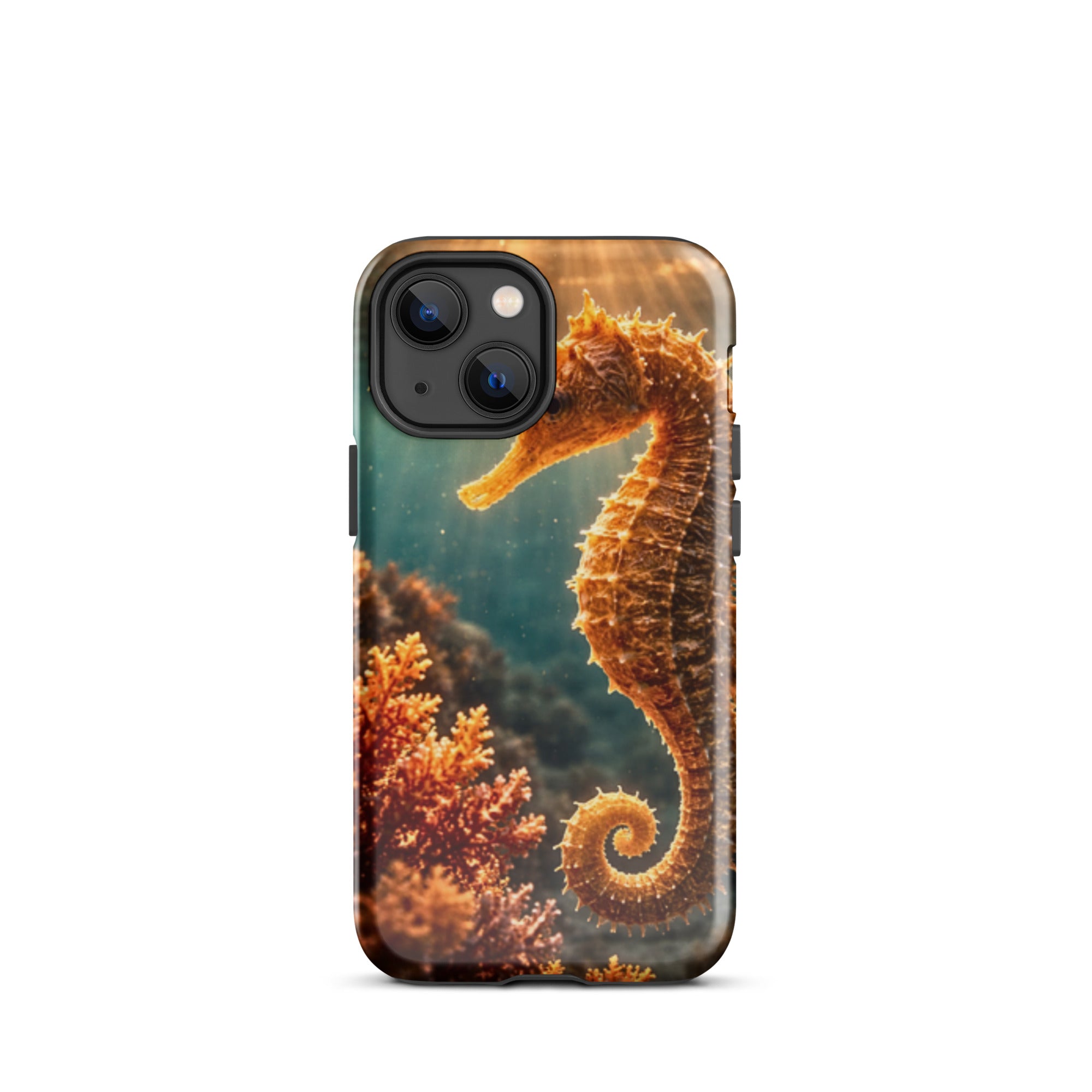 Golden Seahorse — Tough iPhone Case | CC Signature Cases - The Cozy Corner