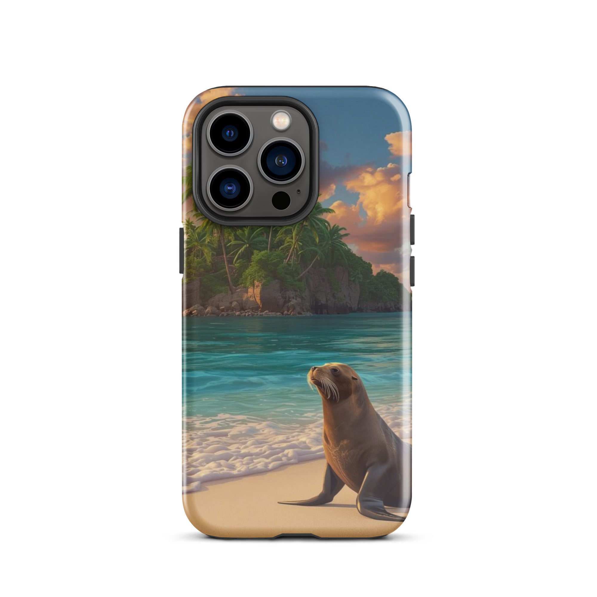Seal on the Shore | Premium iPhone Case - The Cozy Corner - The Cozy Corner