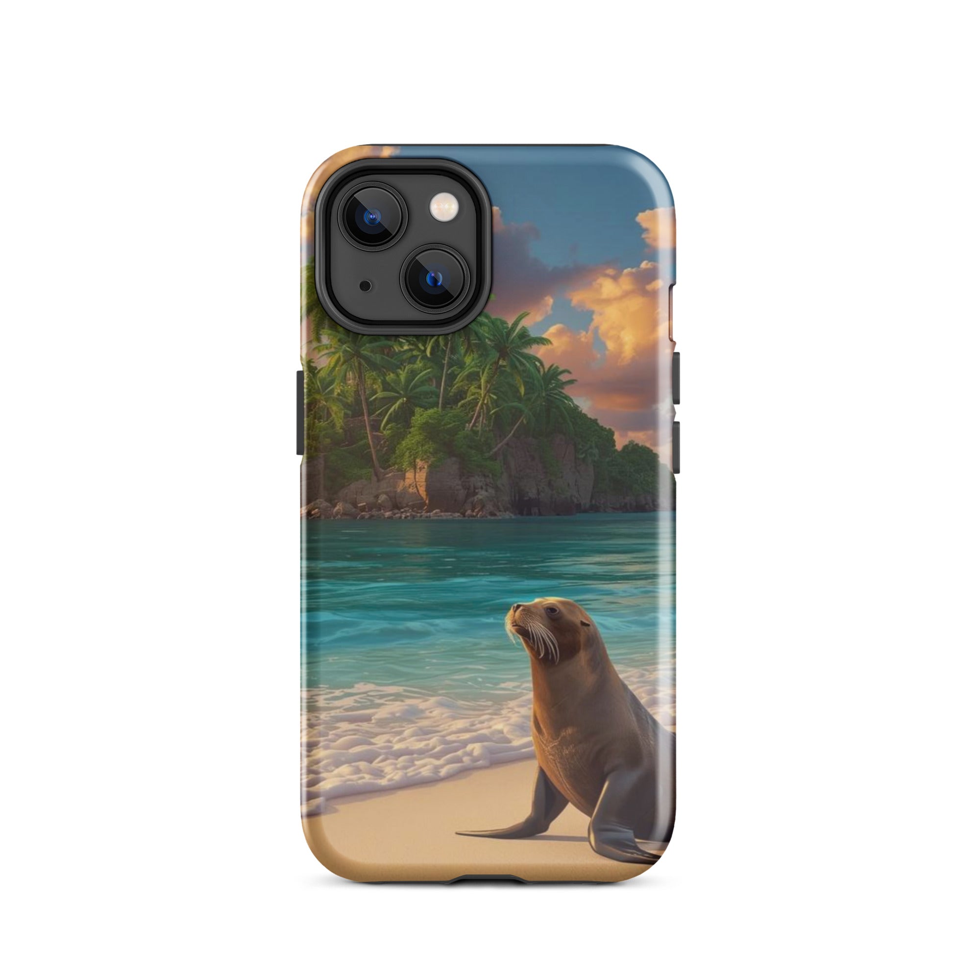 Seal on the Shore | Premium iPhone Case - The Cozy Corner - The Cozy Corner