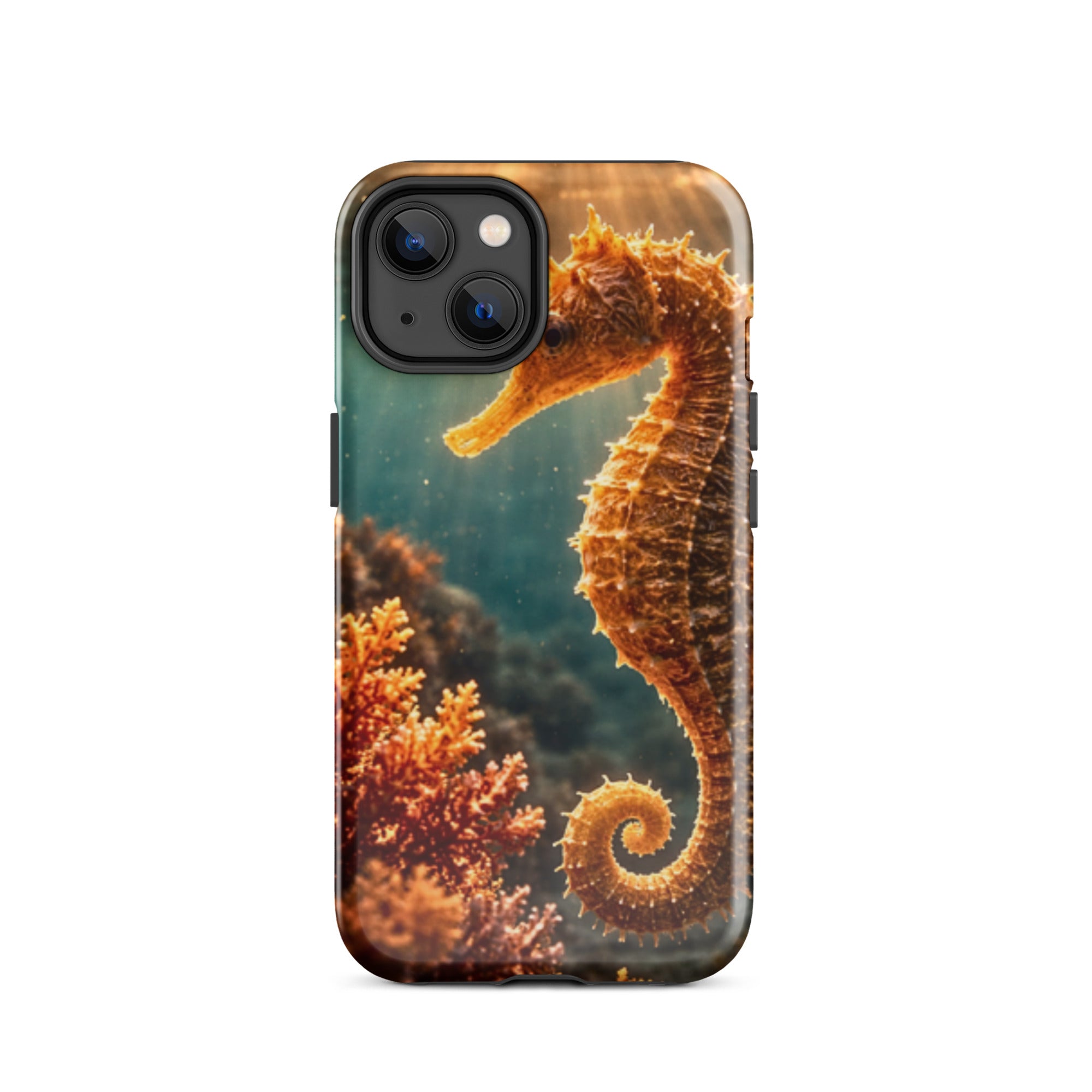 Golden Seahorse — Tough iPhone Case | CC Signature Cases - The Cozy Corner