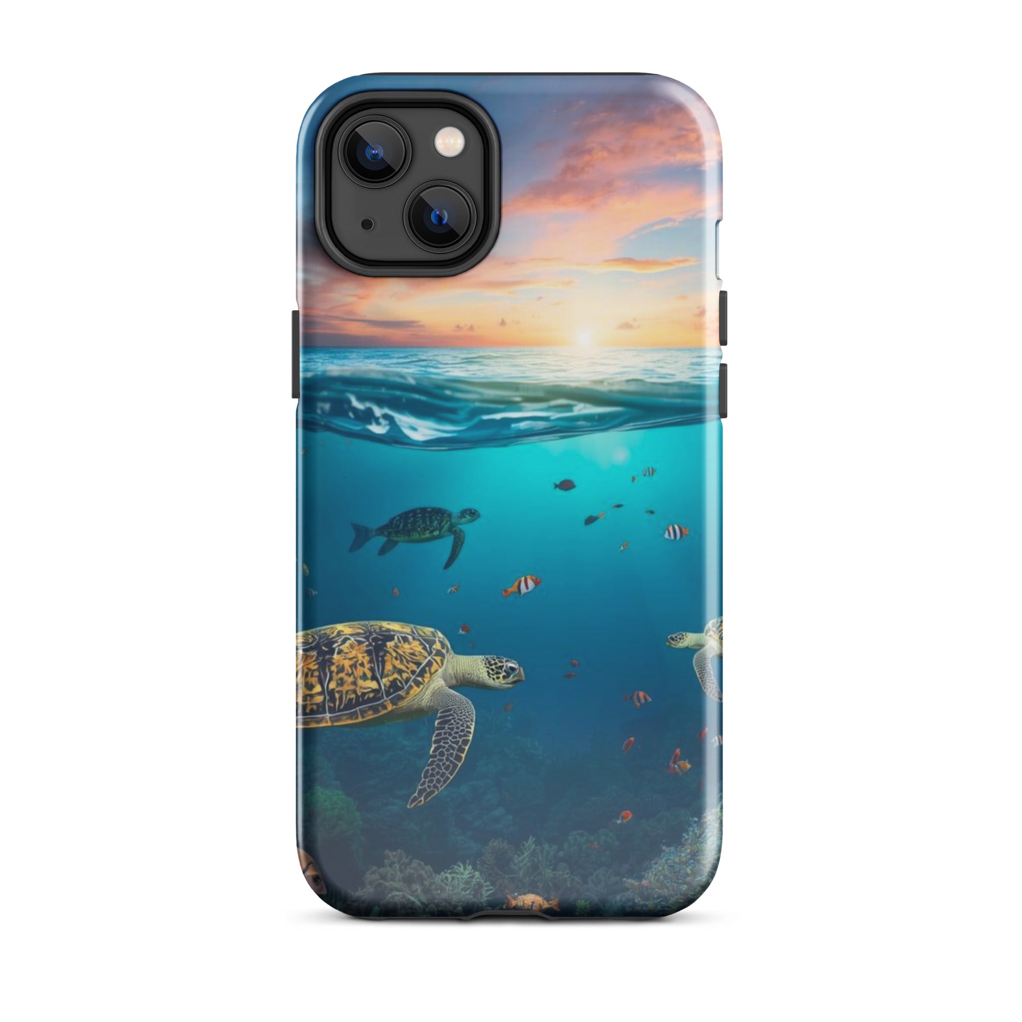 Turtle Coral Reef | Premium iPhone Case - The Cozy Corner - The Cozy Corner