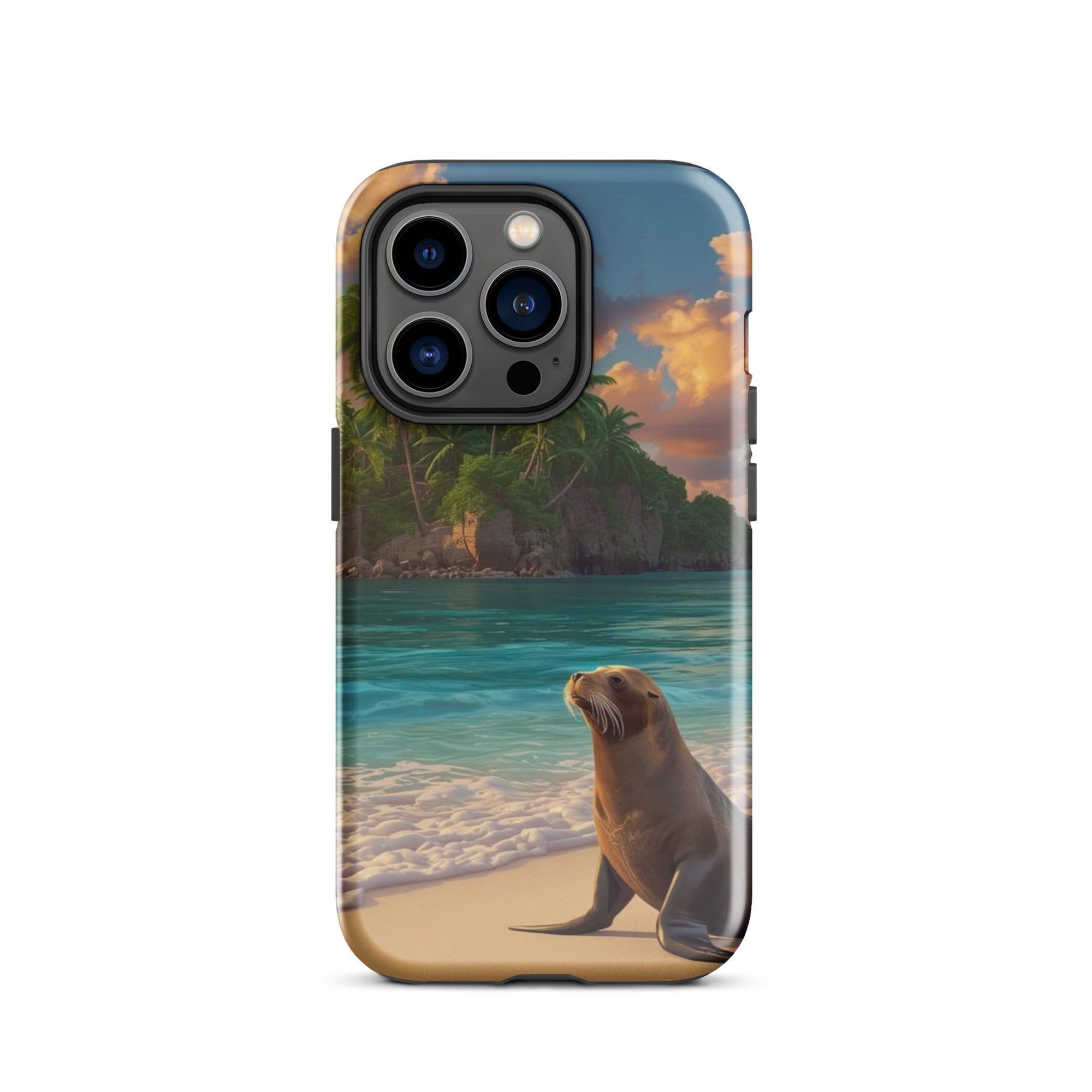 Seal on the Shore | Premium iPhone Case - The Cozy Corner - The Cozy Corner