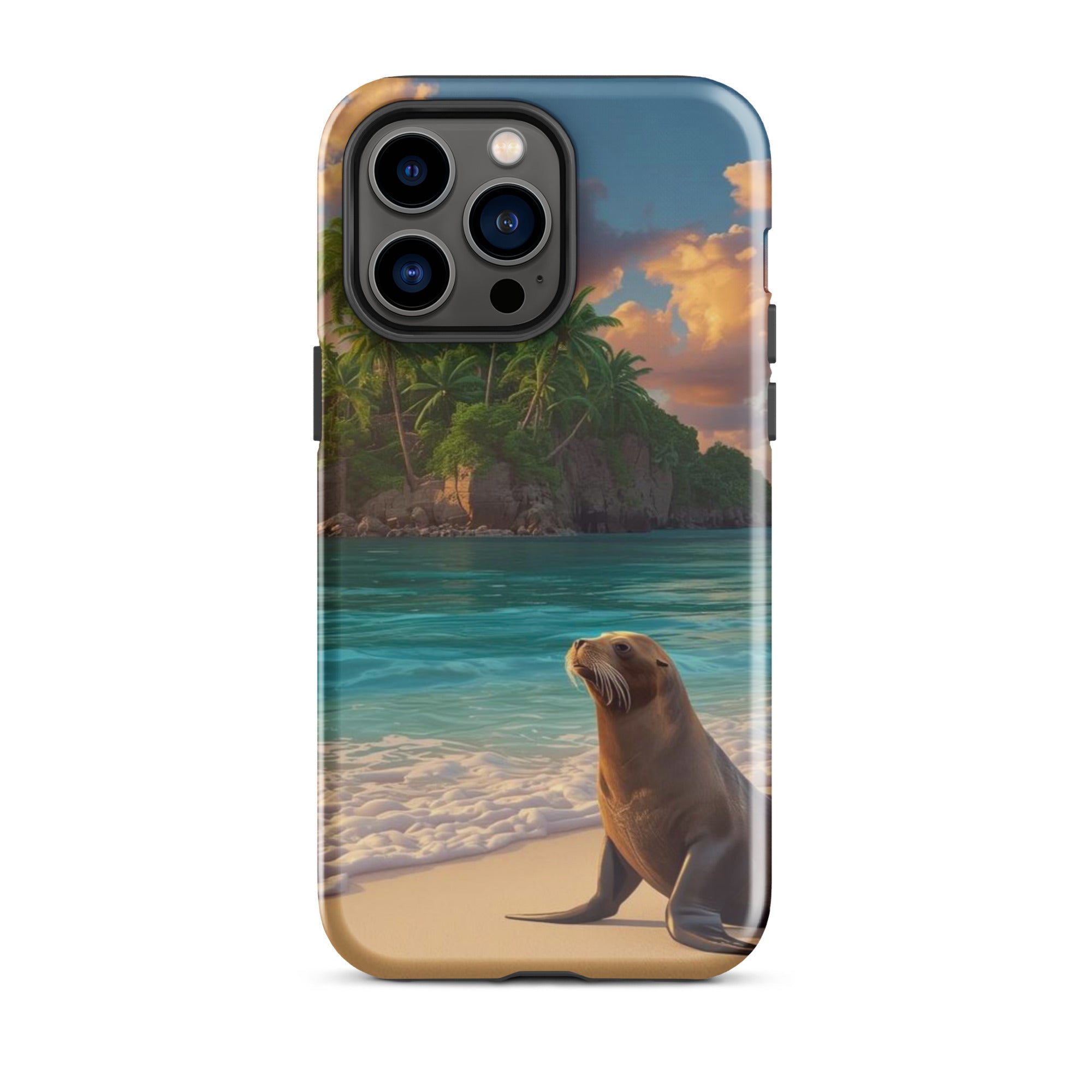 Seal on the Shore | Premium iPhone Case - The Cozy Corner - The Cozy Corner