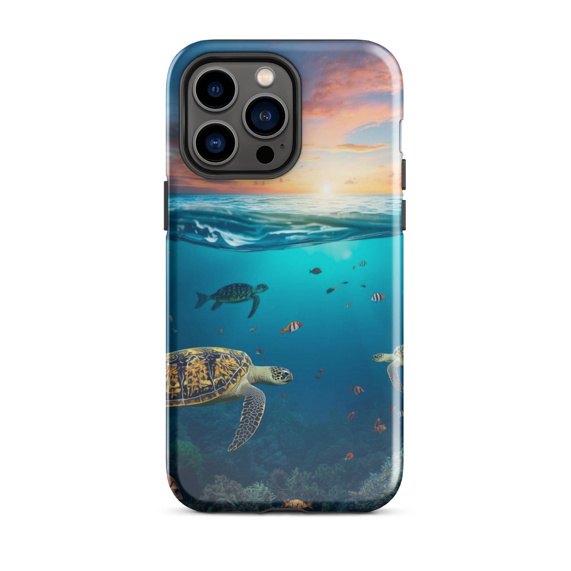 Turtle Coral Reef | Premium iPhone Case - The Cozy Corner - The Cozy Corner