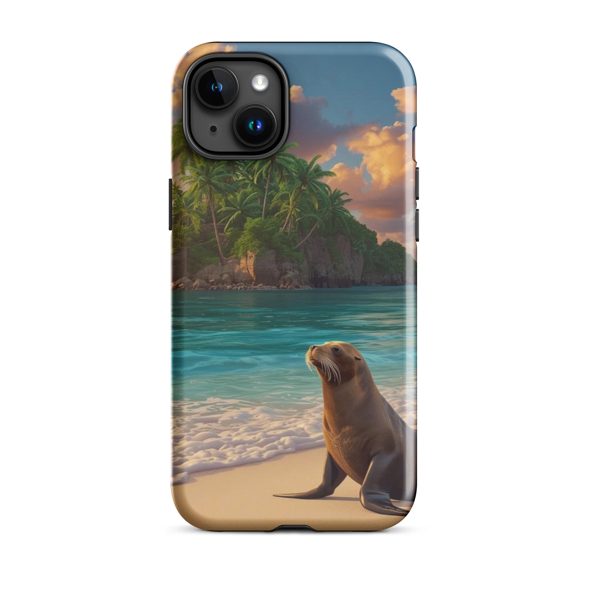 Seal on the Shore | Premium iPhone Case - The Cozy Corner - The Cozy Corner