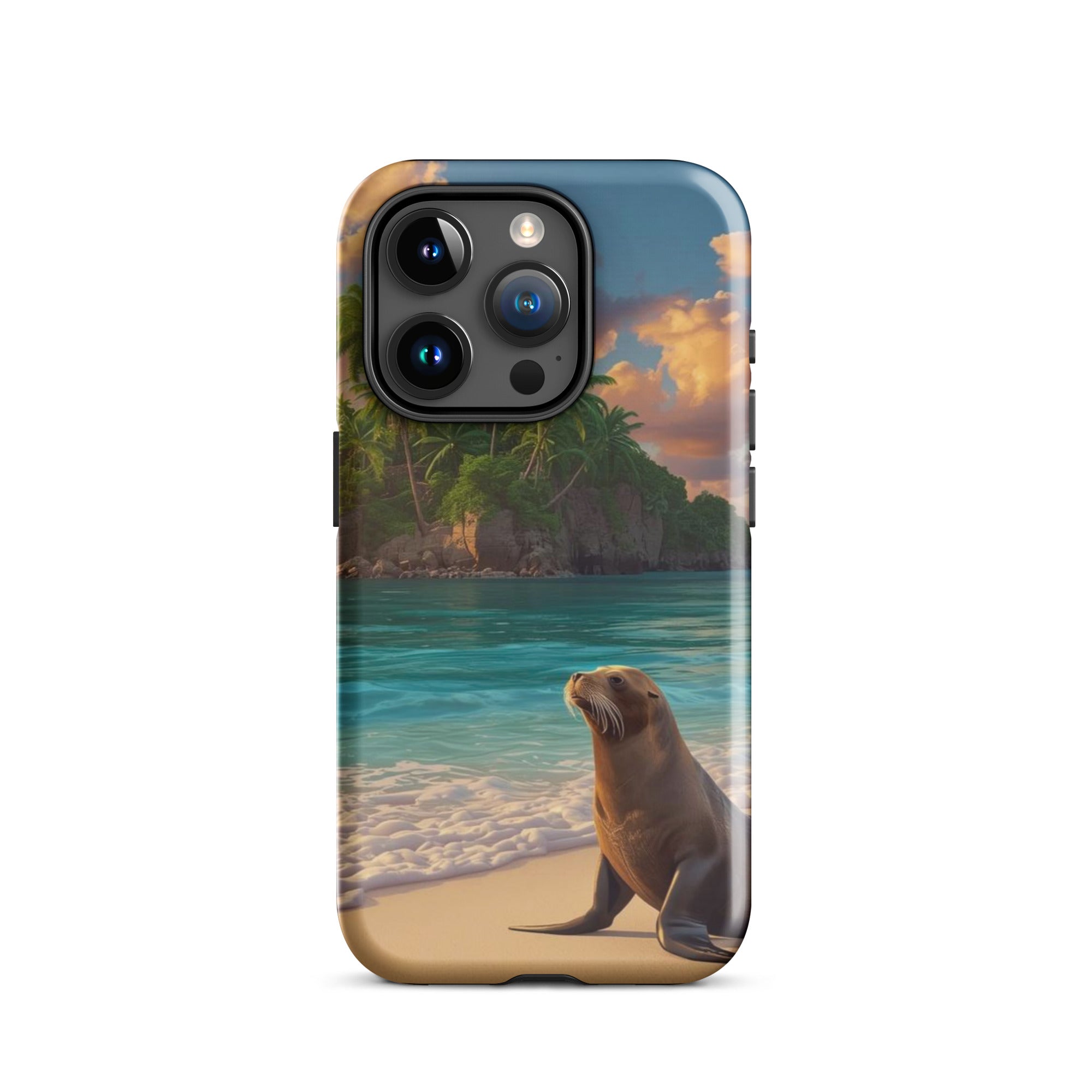 Seal on the Shore | Premium iPhone Case - The Cozy Corner - The Cozy Corner