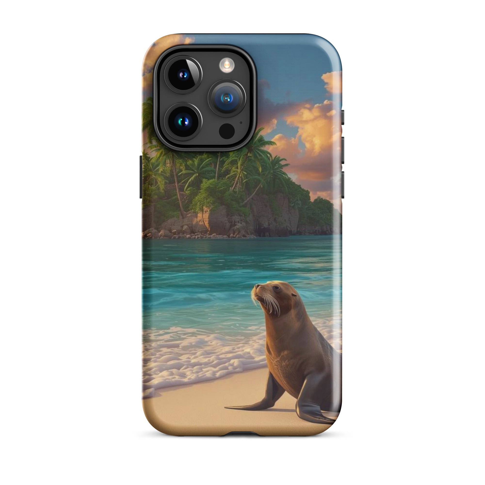 Seal on the Shore | Premium iPhone Case - The Cozy Corner - The Cozy Corner