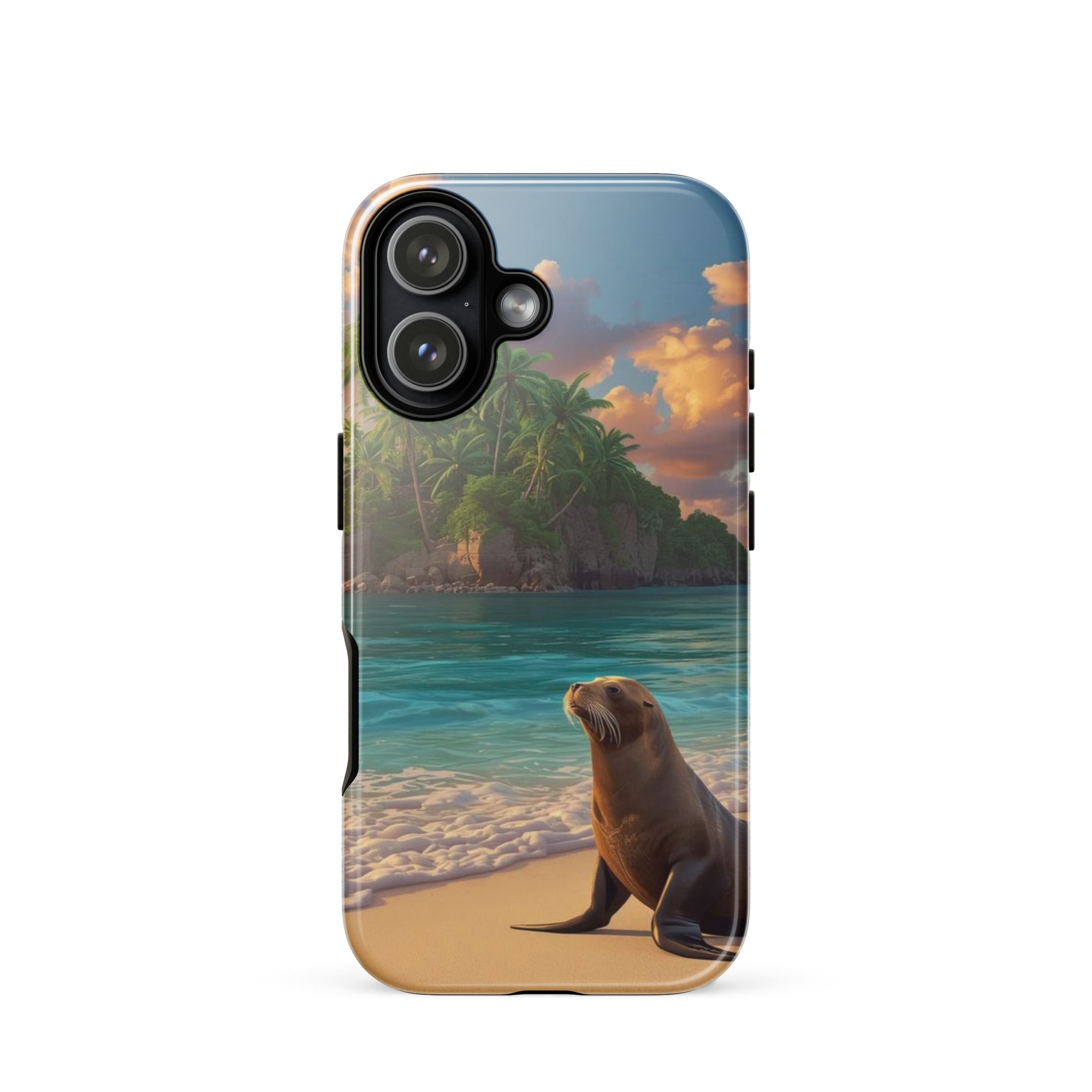 Seal on the Shore | Premium iPhone Case - The Cozy Corner - The Cozy Corner