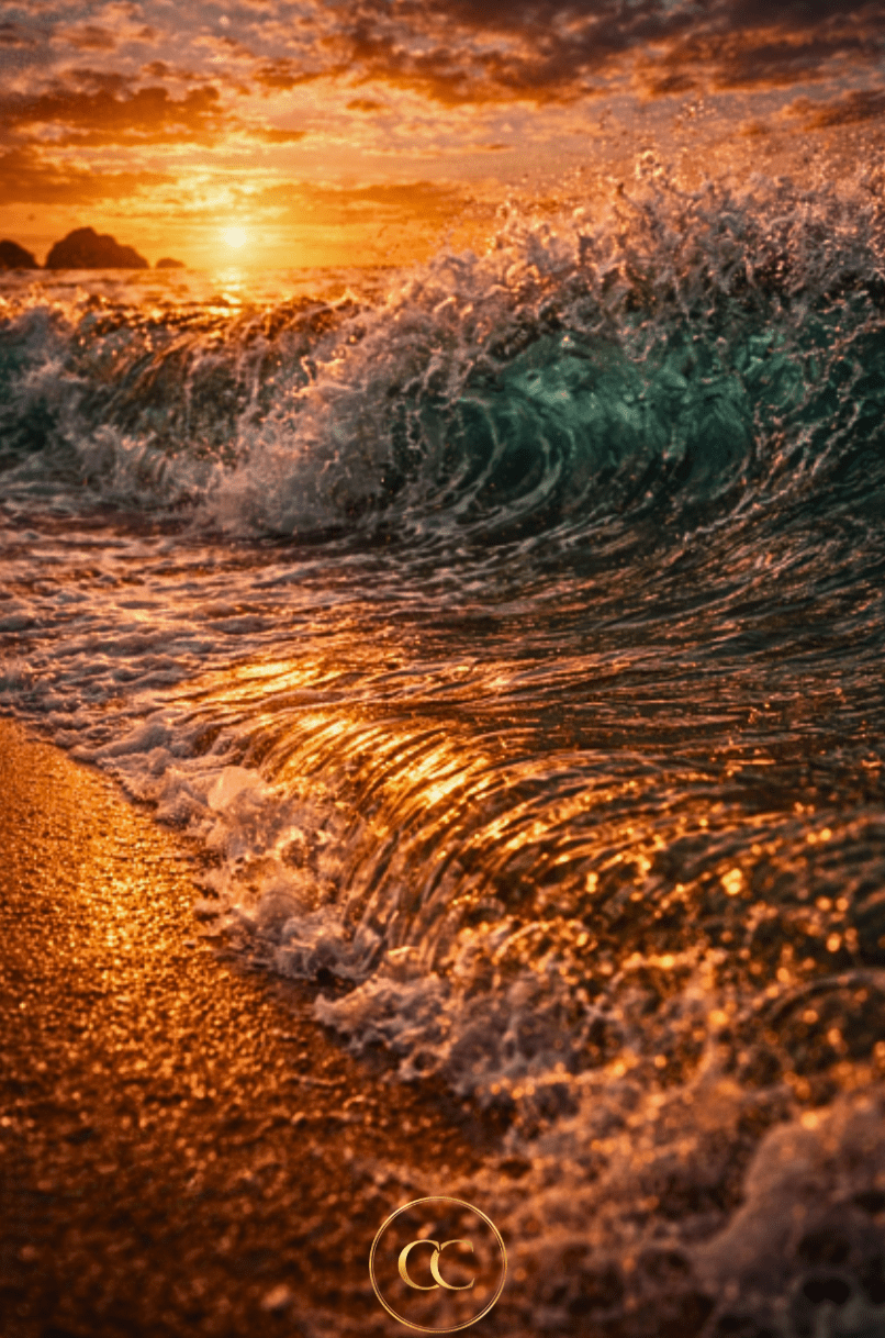 The Waves | Premium Digital Art - The Cozy Corner